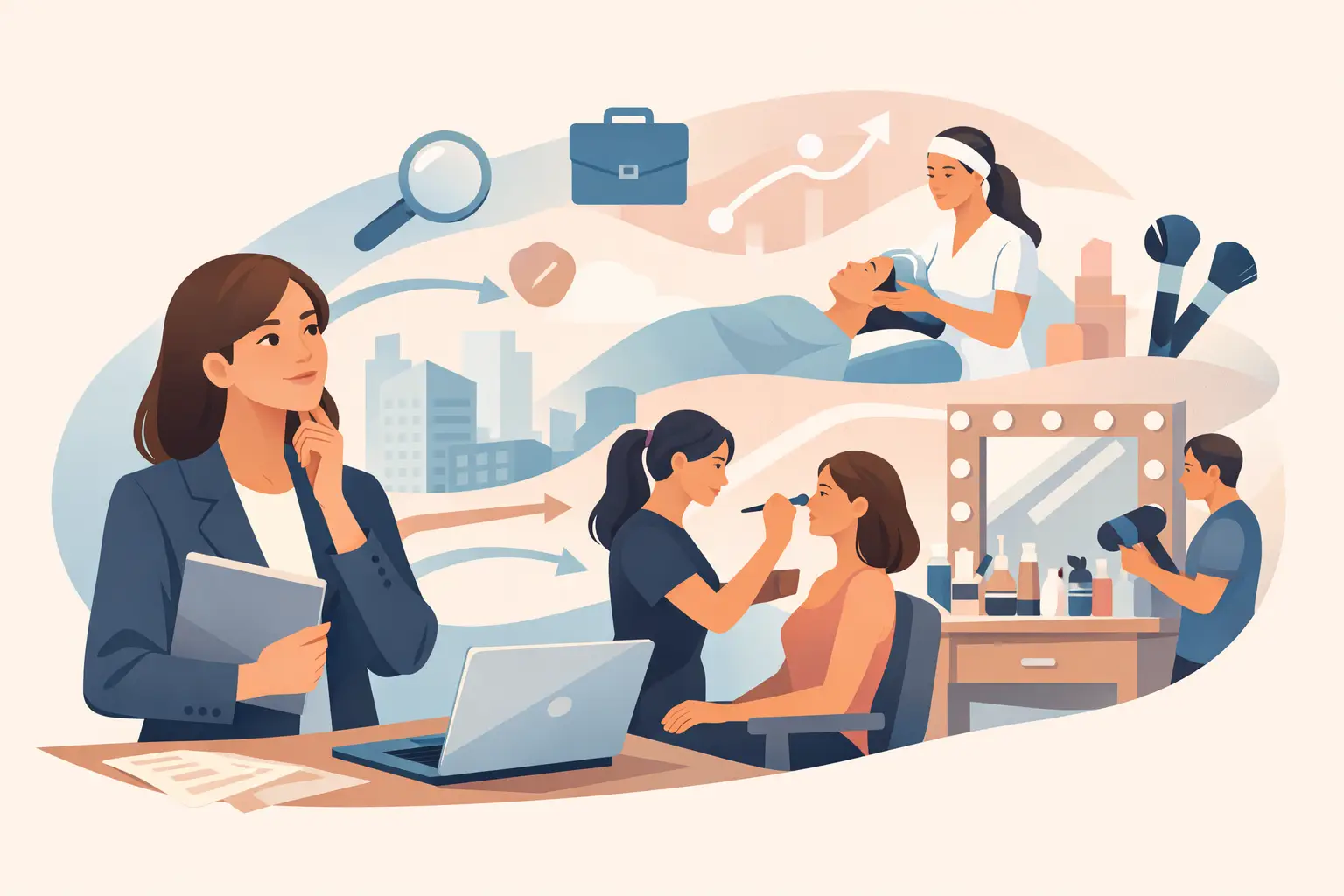 Berufseinstieg in die Beautybranche planen