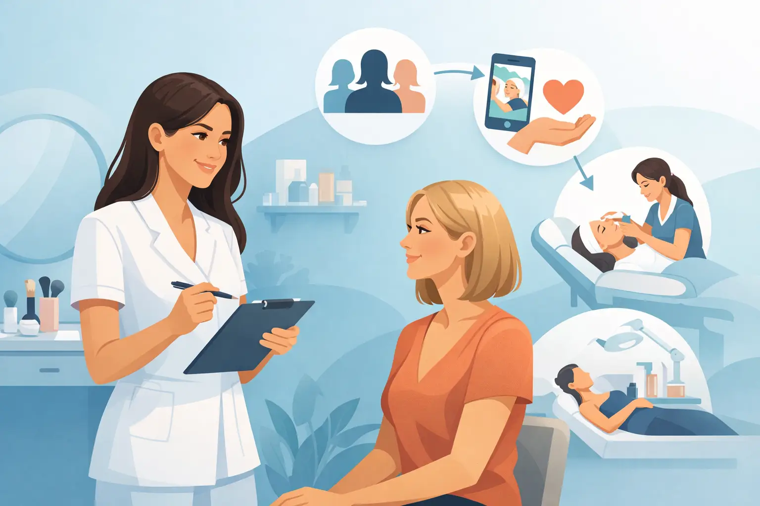 Kundengewinnung nach Beauty-Ausbildung