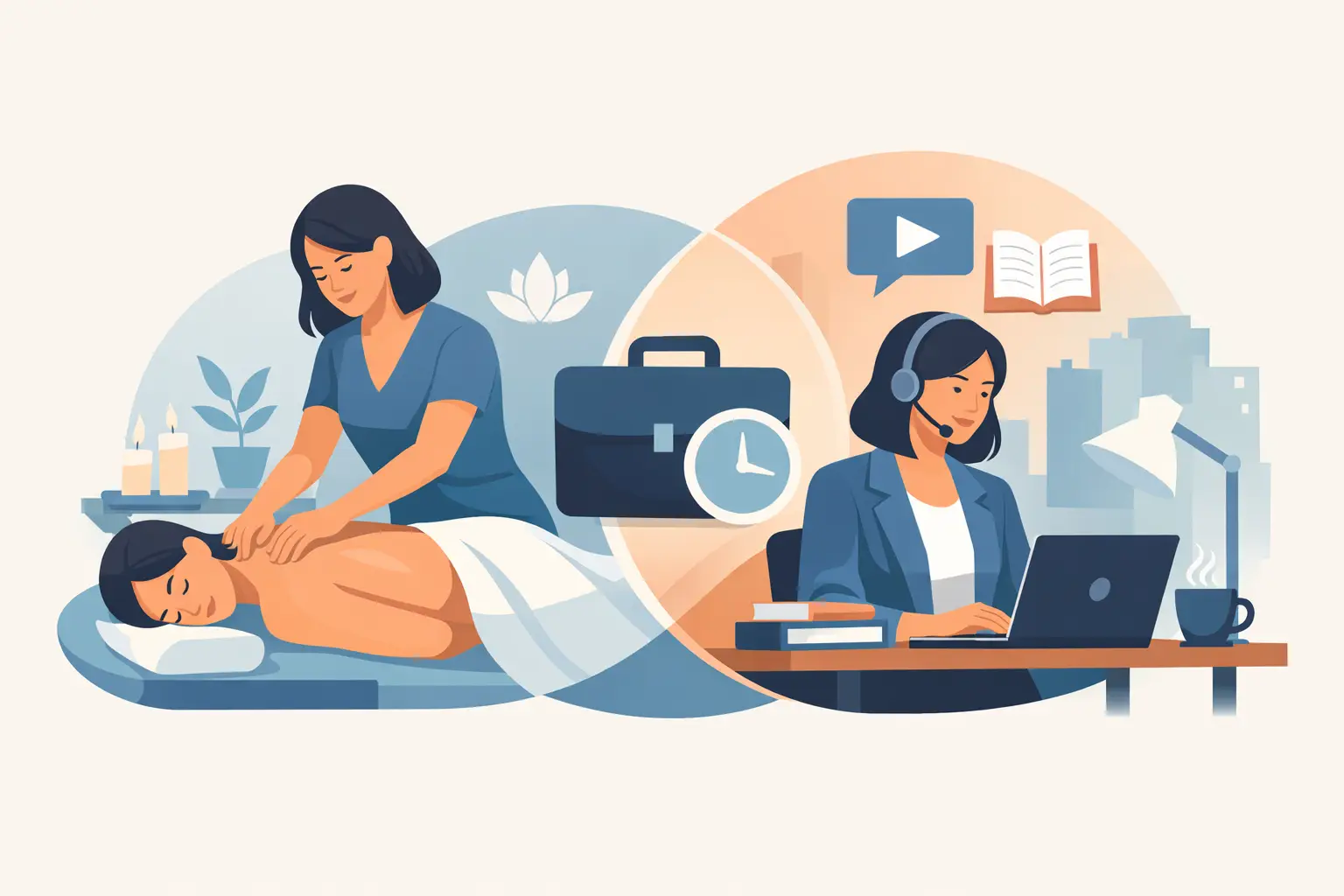 Massage Ausbildung nebenberuflich starten