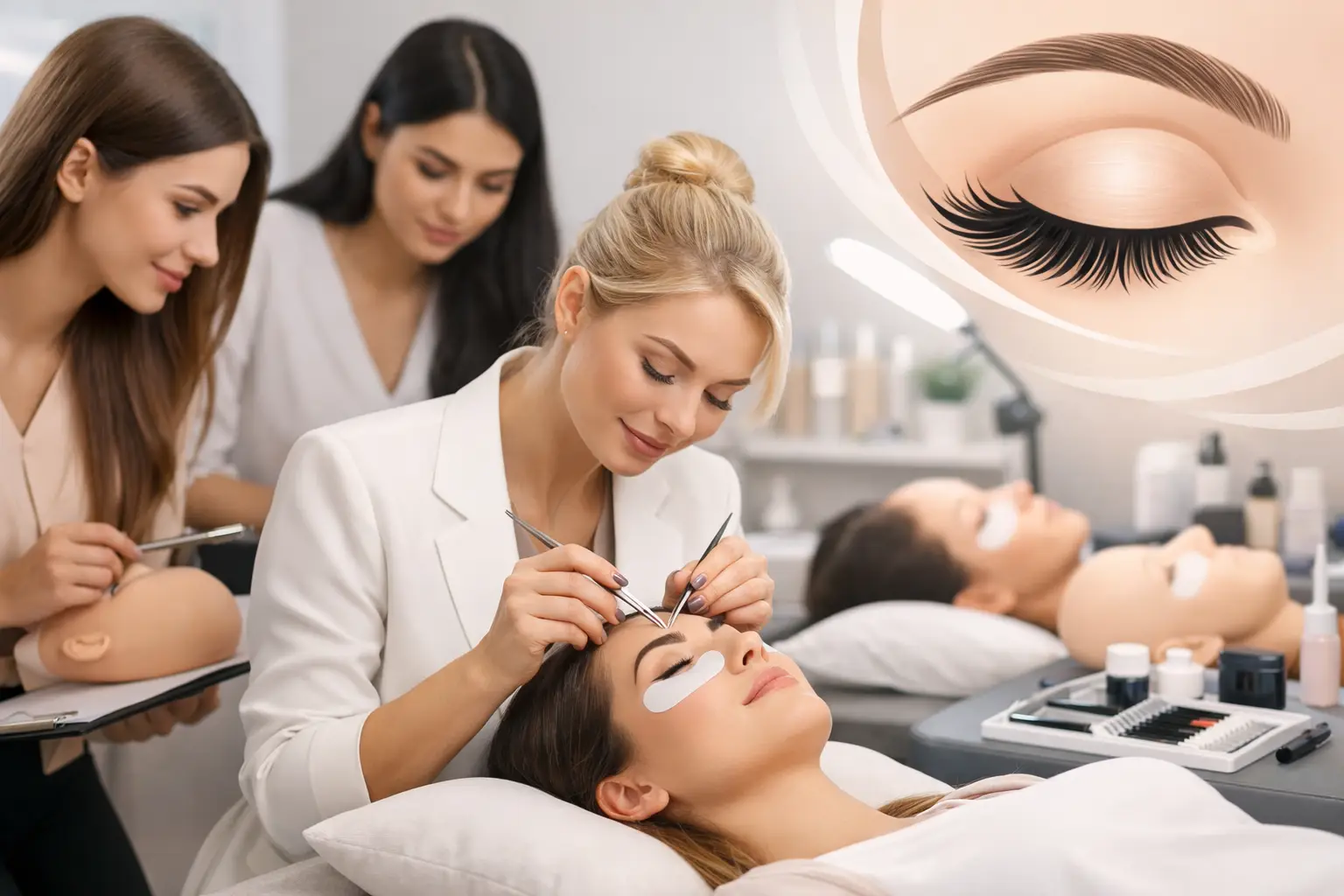 Wimpernstyling-Schulung für Studios lohnt sich