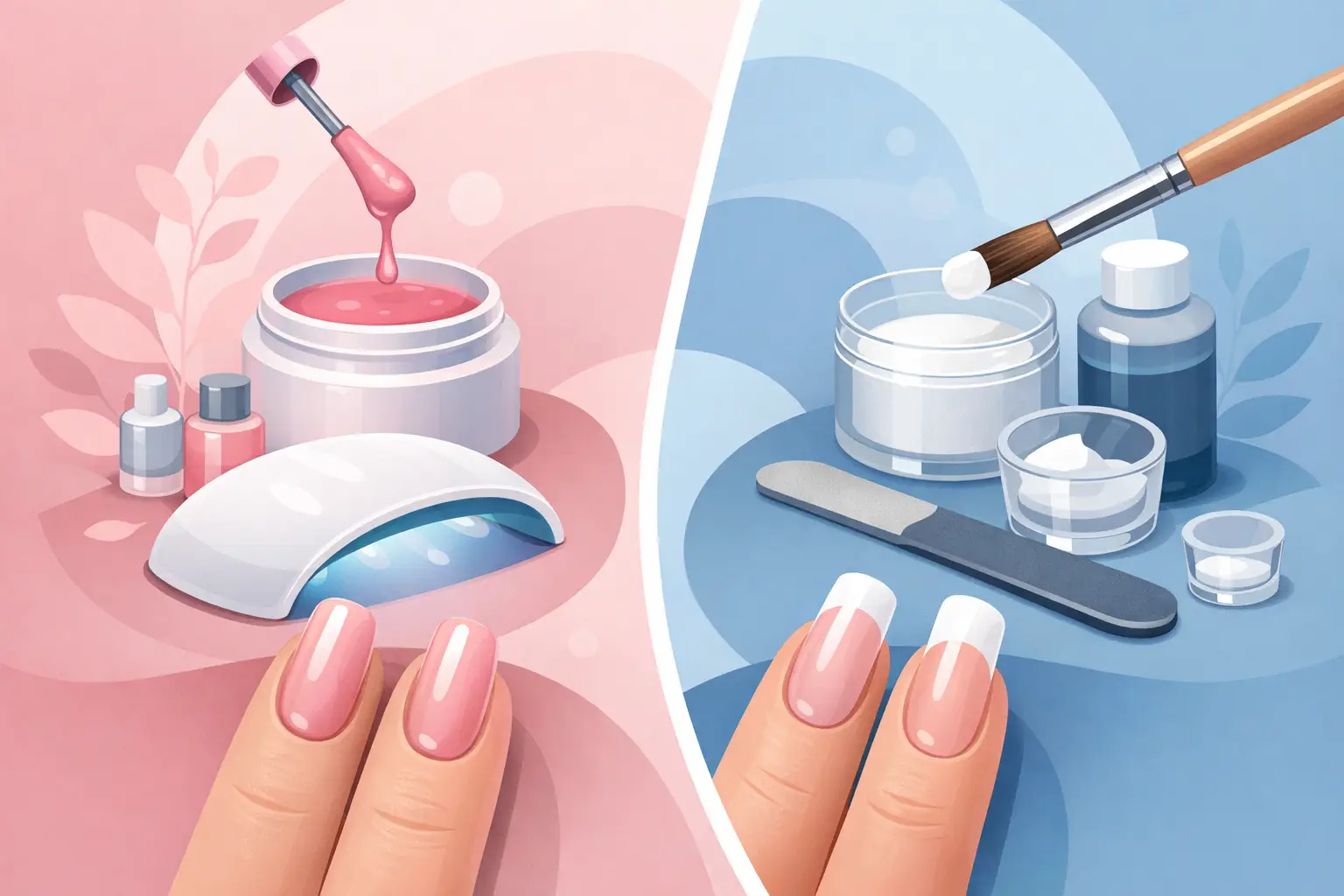 Gelnägel oder Acryl: Was passt zu Ihrem Studio?